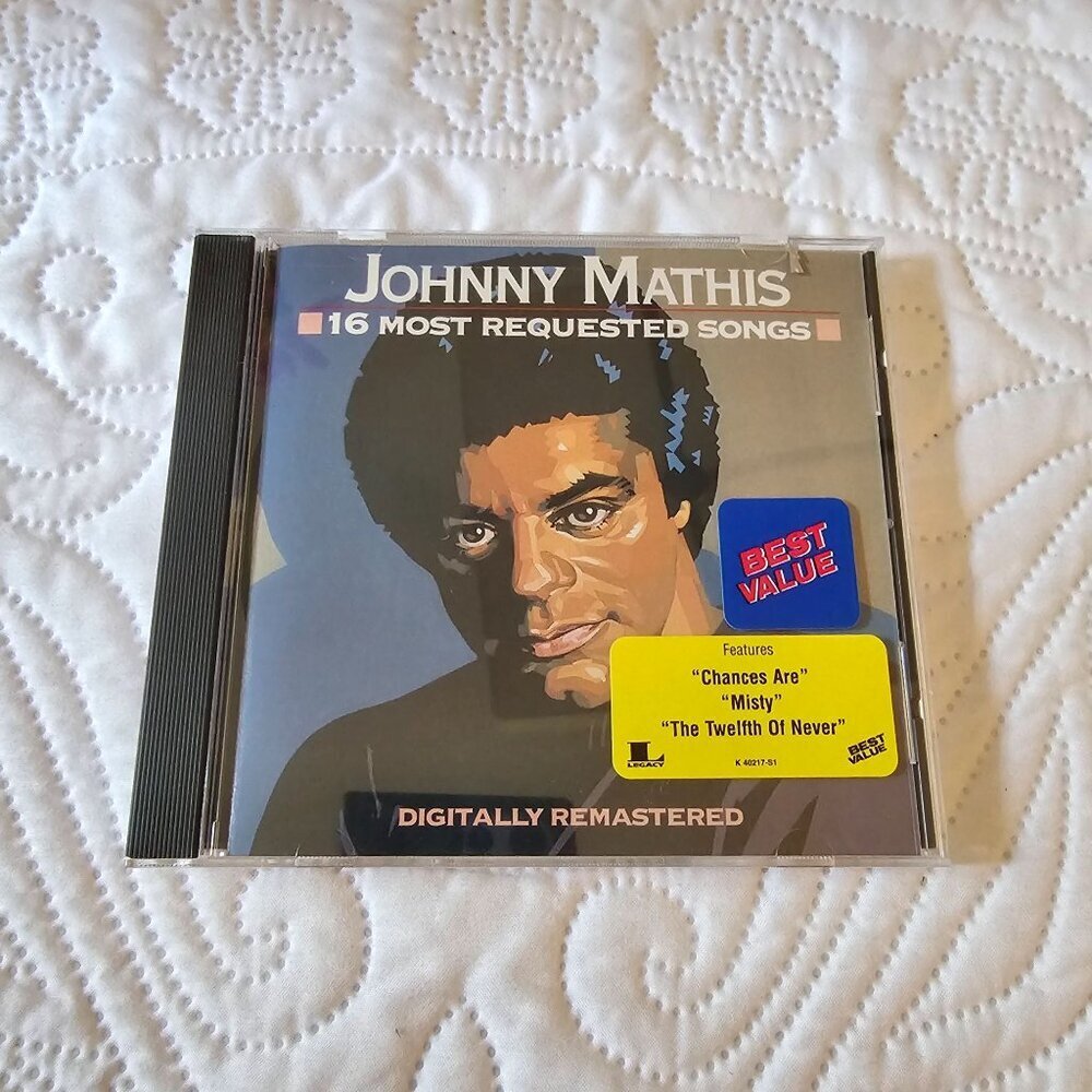 Johnny Mathis Digitally Remastered CD - 16 Most Requested Songs